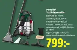 Lidl PARKSIDE Textilvårdsmaskin erbjuda