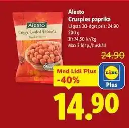 Lidl Alesto Cruspies paprika erbjuda