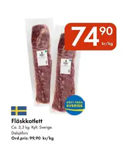 Snabbgross Fläskkotlett erbjuda