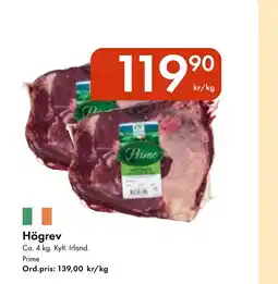 Snabbgross Högrev erbjuda