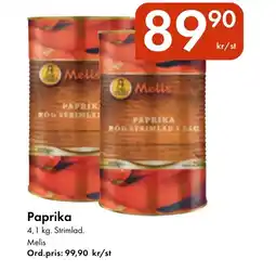 Snabbgross Melis Paprika erbjuda