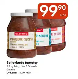 Snabbgross GASTRINO Soltorkade tomater erbjuda