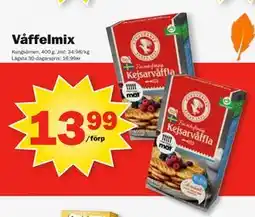 Pekås Våffelmix, SEK 13.99 erbjuda