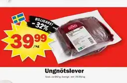 Pekås Ungnötslever, SEK 39.99 erbjuda