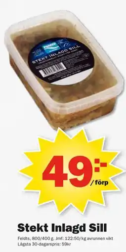 Pekås Stekt Inlagd Sill, SEK 49 erbjuda