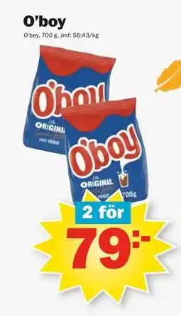 Pekås O’boy, SEK 79 erbjuda