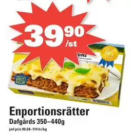 Nära dej Enportionsrätter, SEK 39.9 erbjuda