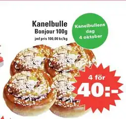 Nära dej Kanelbulle, SEK 40 erbjuda