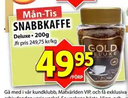 Matvärlden Tensta SNABBKAFFE, SEK 49.95 erbjuda