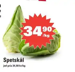 Nära dej Spetskål, SEK 34.9 erbjuda