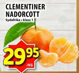 Matvärlden Tensta CLEMENTINER NADORCOTT, SEK 29.95 erbjuda