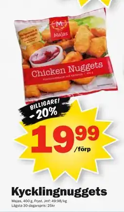 Pekås Kycklingnuggets, SEK 19.99 erbjuda
