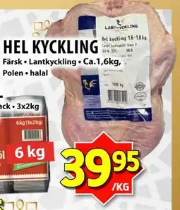 Matvärlden Tensta HEL KYCKLING, SEK 39.95 erbjuda