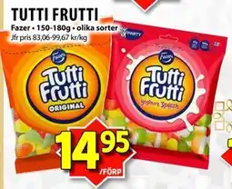 Matvärlden Tensta TUTTI FRUTTI, SEK 14.95 erbjuda
