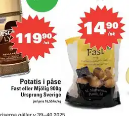 Nära dej Potatis i påse, SEK 14.9 erbjuda