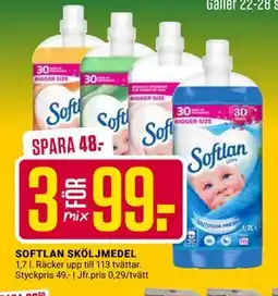 ÖoB SOFTLAN SKÖLJMEDEL, SEK 99 erbjuda