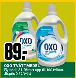 ÖoB OXO TVÄTTMEDEL, SEK 89 erbjuda