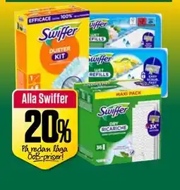 ÖoB Alla Swiffer erbjuda