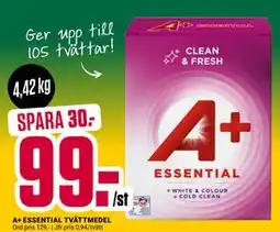 ÖoB A+ ESSENTIAL TVÄTTMEDEL, SEK 99 erbjuda