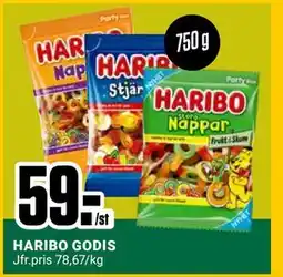 ÖoB HARIBO GODIS, SEK 59 erbjuda