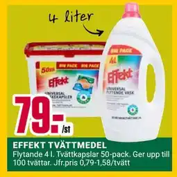 ÖoB EFFEKT TVÄTTMEDEL, SEK 79 erbjuda