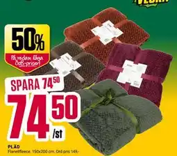ÖoB PLÄD, SEK 74.5 erbjuda