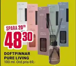 ÖoB DOFTPINNAR PURE LIVING, SEK 48.3 erbjuda