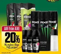 ÖoB Allt från AXE erbjuda