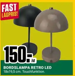 ÖoB BORDSLAMPA RETRO LED, SEK 150 erbjuda