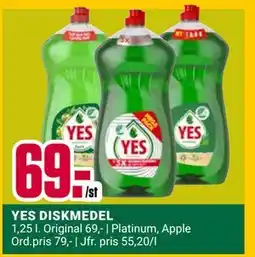 ÖoB YES DISKMEDEL, SEK 69 erbjuda