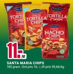 ÖoB SANTA MARIA CHIPS, SEK 11 erbjuda