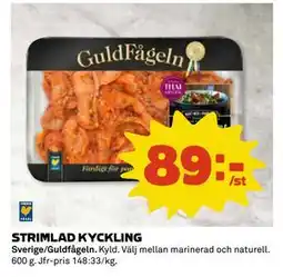 Coop Daglivs STRIMLAD KYCKLING, SEK 89 erbjuda