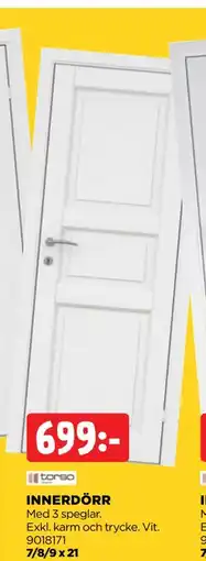 Jem&Fix INNERDÖRR, SEK 699 erbjuda