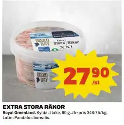 Coop Daglivs EXTRA STORA RÄKOR, SEK 27.9 erbjuda