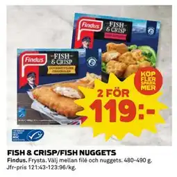 Coop Daglivs FISH & CRISP/FISH NUGGETS, SEK 119 erbjuda