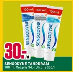 ÖoB SENSODYNE TANDKRÄM, SEK 30 erbjuda