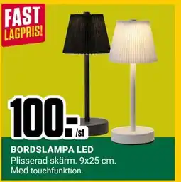 ÖoB BORDSLAMPA LED, SEK 100 erbjuda