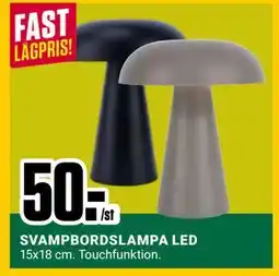 ÖoB SVAMPBORDSLAMPA LED, SEK 50 erbjuda