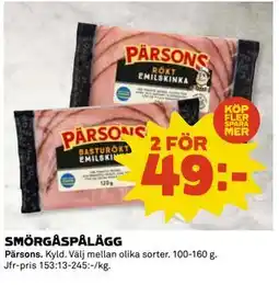 Coop Daglivs SMÖRGÅSPÅLÄGG, SEK 49 erbjuda