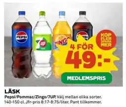 Coop Daglivs LÄSK, Medlemspris erbjuda