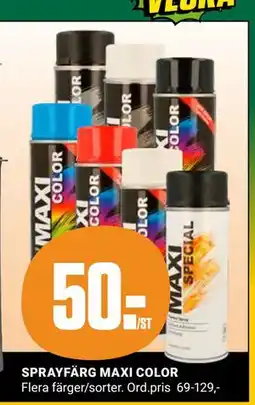 ÖoB SPRAYFÄRG MAXI COLOR, Medlemspris erbjuda