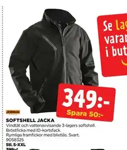 Jem&Fix SOFTSHELL JACKA, SEK 349 erbjuda
