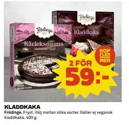 Coop Daglivs KLADDKAKA, SEK 59 erbjuda