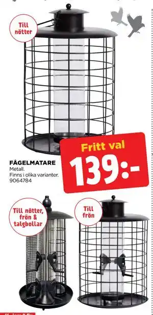 Jem&Fix FÅGELMATARE, SEK 139 erbjuda