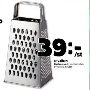 Coop Daglivs RIVJÄRN, SEK 39 erbjuda