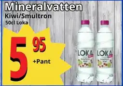 Supergrossen Mineralvatten, SEK 5.95 erbjuda