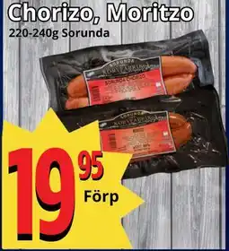 Supergrossen Chorizo, Moritzo, SEK 19.95 erbjuda