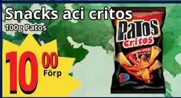 Supergrossen Snacks aci critos, SEK 10 erbjuda