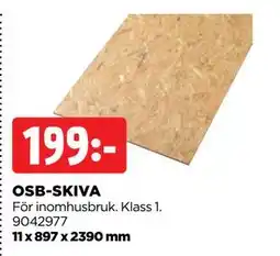 Jem&Fix OSB-SKIVA, SEK 199 erbjuda
