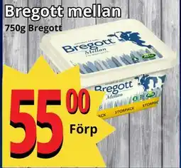 Supergrossen Bregott mellan, SEK 55 erbjuda
